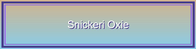 Snickeri och byggtjänster i Oxie