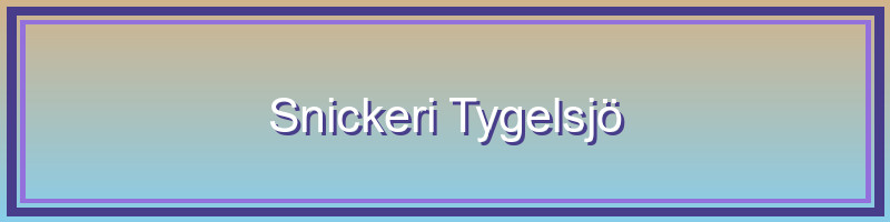 Snickeri och byggtjänster i Tygelsjö